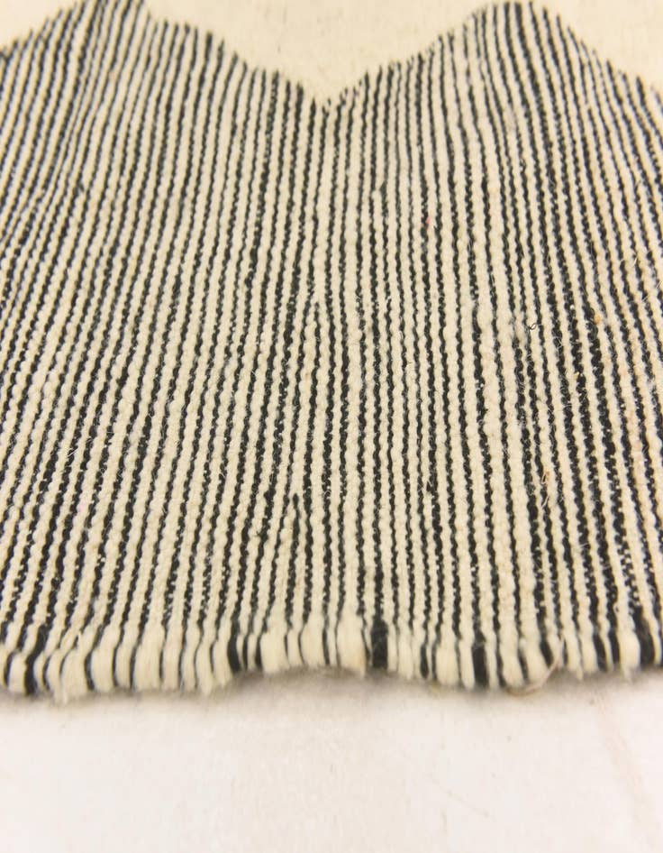 Detail image of  6' 4 x 9' 2  Hand Knotted Moroccan Wool Rug