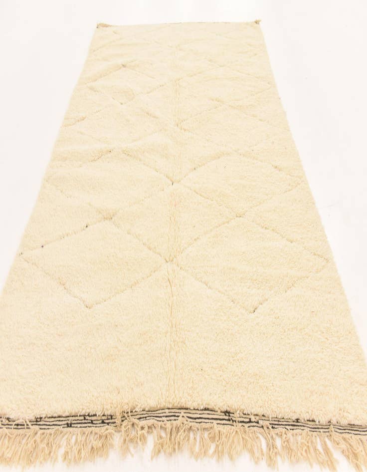 Detail image of  6' 7 x 9' 9  Hand Knotted Moroccan Wool Rug