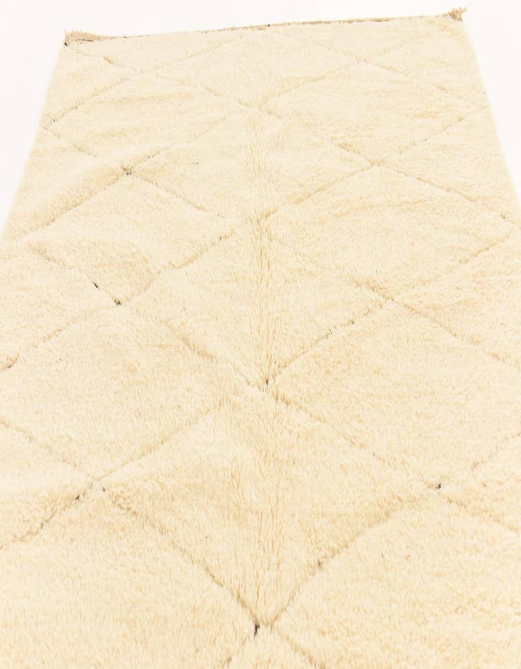 Detail image of  6' 7 x 9' 9  Hand Knotted Moroccan Wool Rug