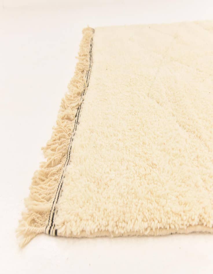 Detail image of  6' 7 x 9' 9  Hand Knotted Moroccan Wool Rug