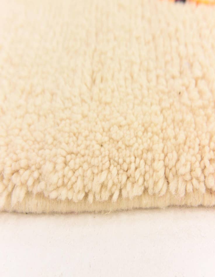 Detail image of  5' 3 x 8' 2  Hand Knotted Moroccan Wool Rug