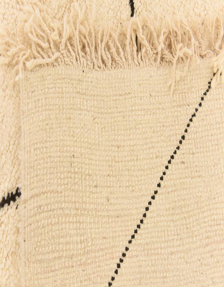 Detail image of  6' 2 x 10' 3  Hand Knotted Moroccan Wool Rug