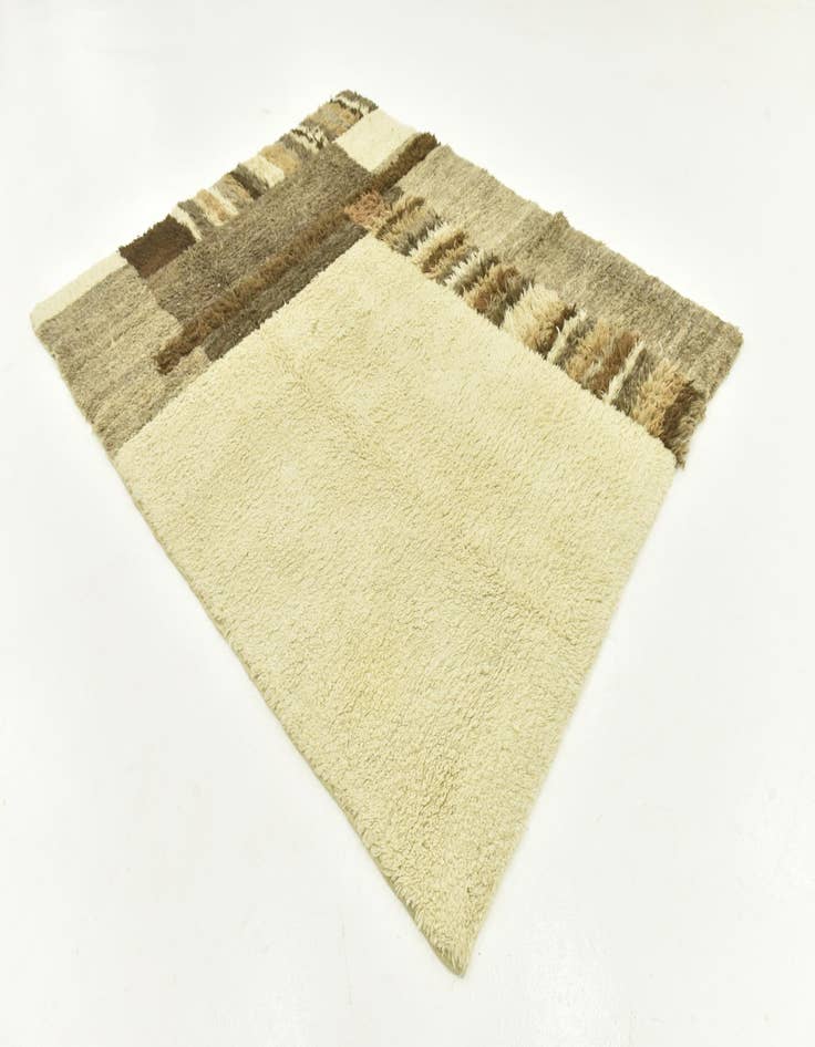 Detail image of  6' 7 x 8' 2  Hand Knotted Moroccan Wool Rug