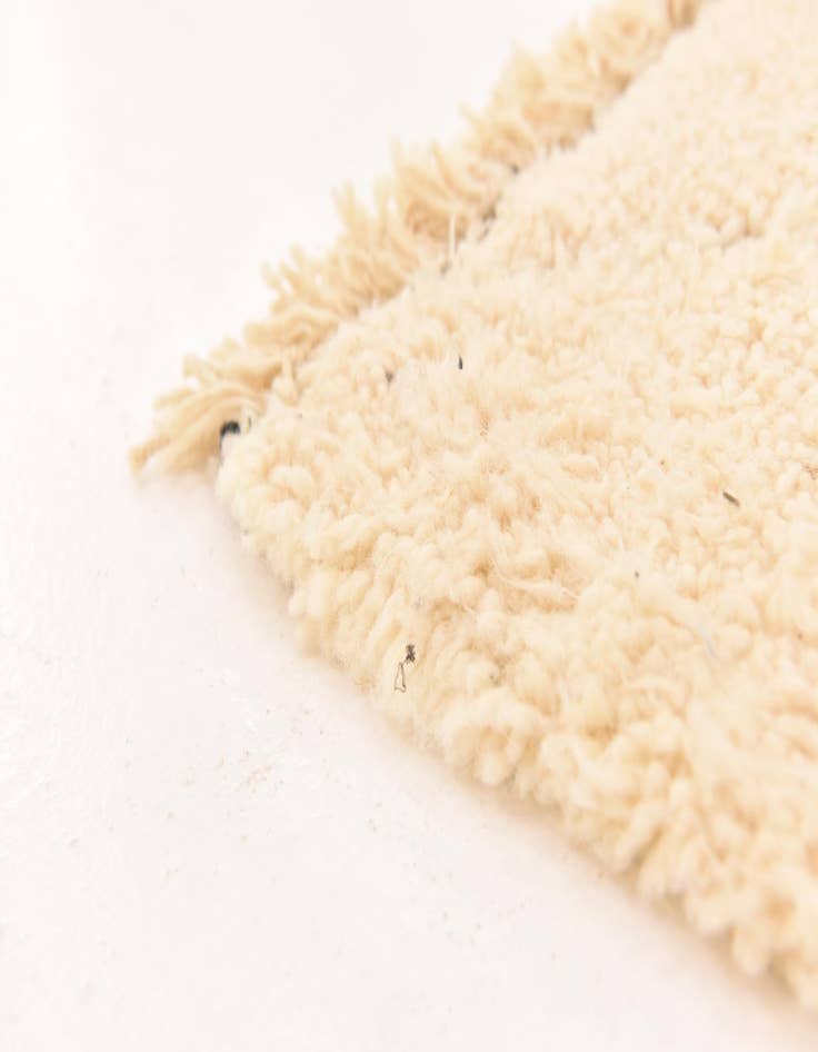 Detail image of  5' 4 x 8' 4  Hand Knotted Moroccan Wool Rug