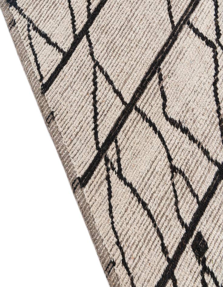 Detail image of  9' 3 x 11' 8  Hand Knotted Moroccan Wool Rug