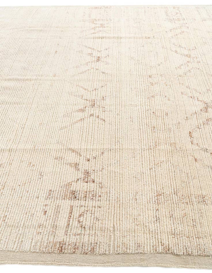 Detail image of  8' 3 x 9' 10  Hand Knotted Moroccan Wool Rug