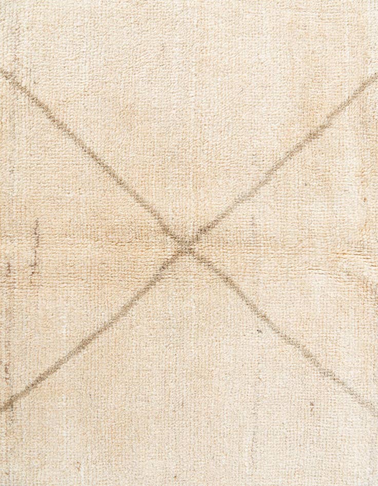 Detail image of  5' x 6' 6  Hand Knotted Moroccan Wool Rug