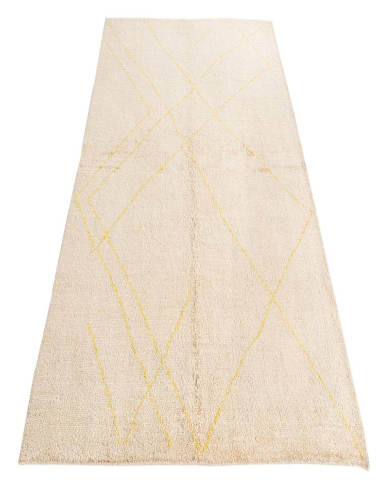 Detail image of  5' 7 x 7' 9  Hand Knotted Moroccan Wool Rug