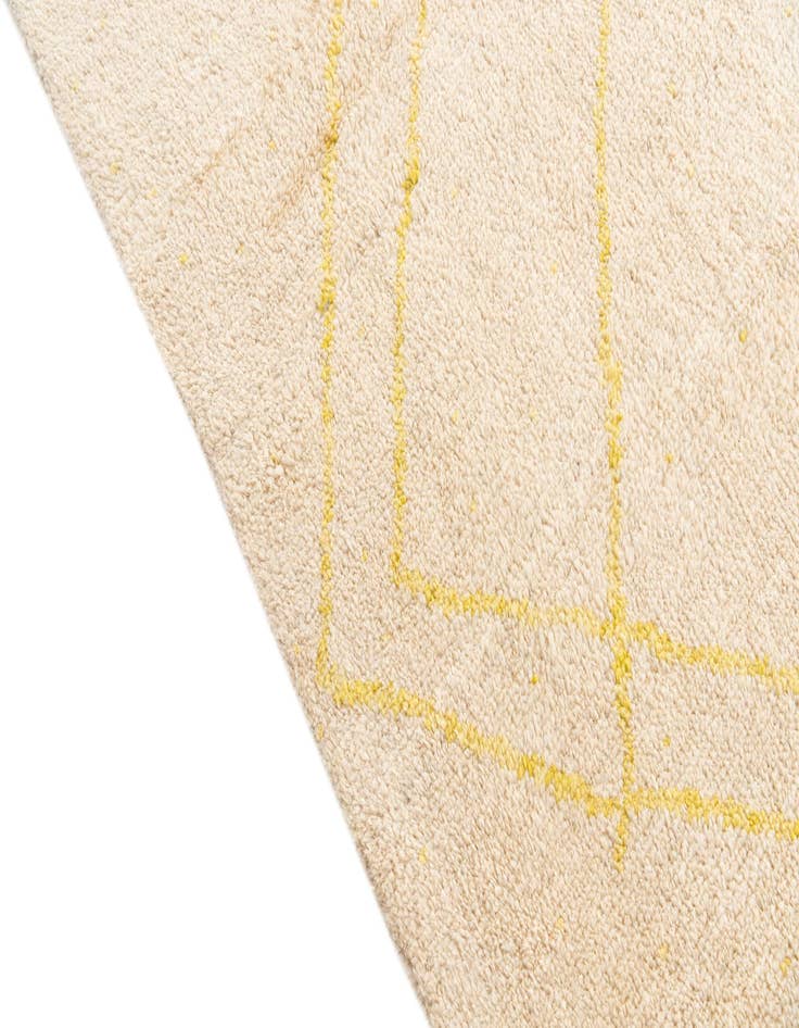 Detail image of  5' 7 x 7' 9  Hand Knotted Moroccan Wool Rug