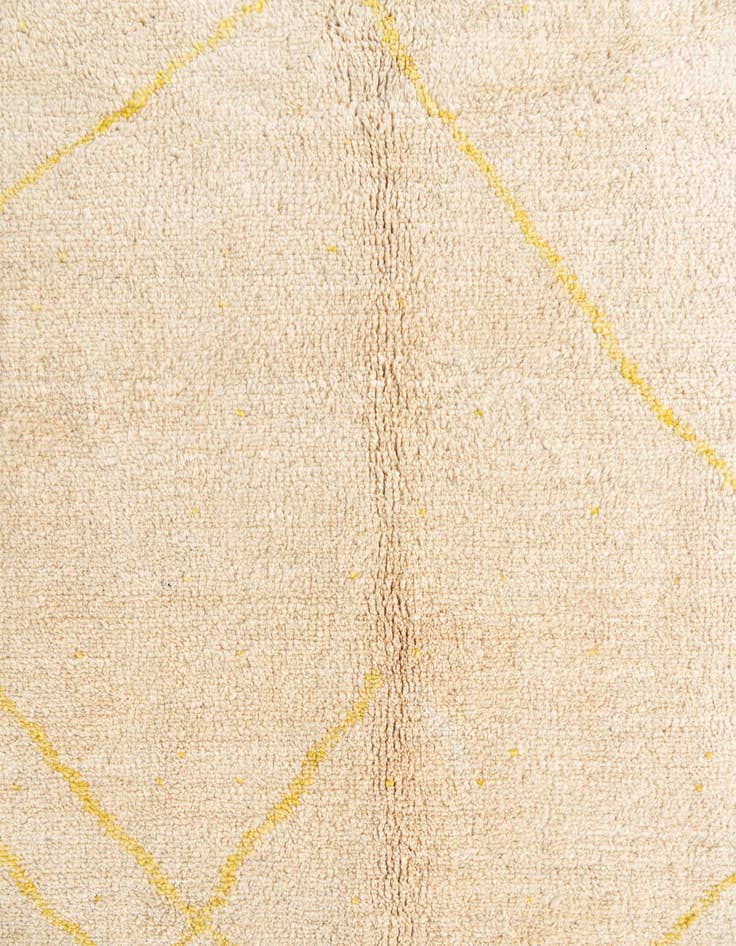 Detail image of  5' 7 x 7' 9  Hand Knotted Moroccan Wool Rug