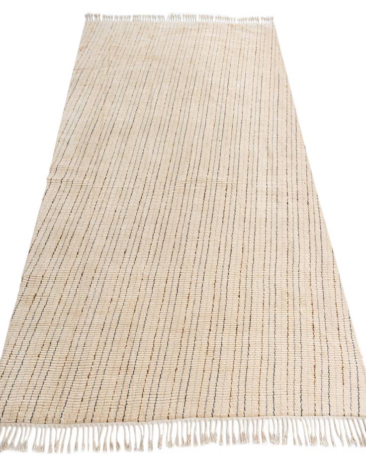 Detail image of  8' x 9' 10  Hand Knotted Moroccan Wool Rug