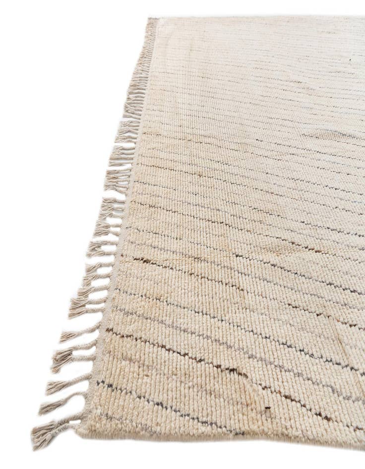 Detail image of  8' x 9' 10  Hand Knotted Moroccan Wool Rug