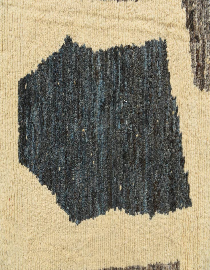 Detail image of  10' 5 x 14' 1  Hand Knotted Moroccan Wool Rug