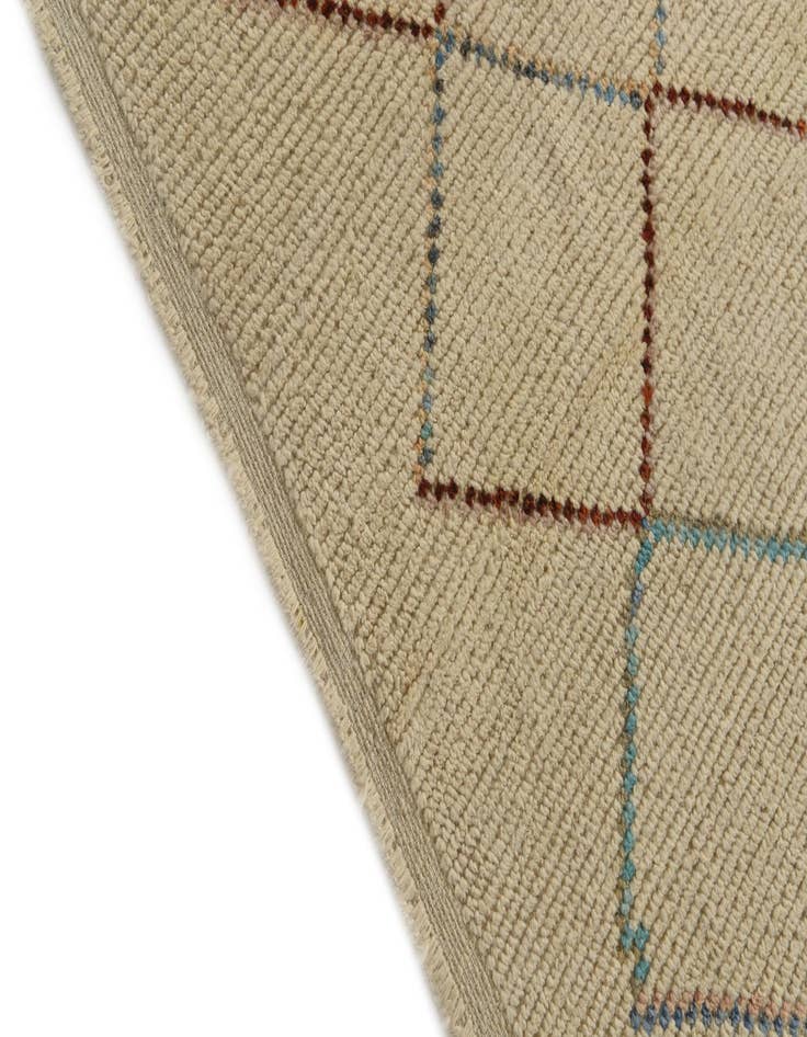 Detail image of  9' 6 x 13'  Hand Knotted Moroccan Wool Rug