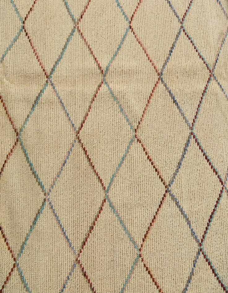 Detail image of  9' 6 x 13'  Hand Knotted Moroccan Wool Rug