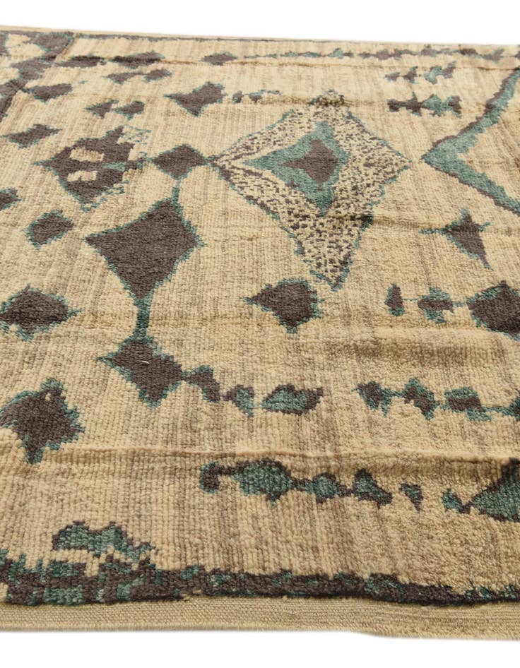 Detail image of  8' x 10' 5  Hand Knotted Moroccan Wool Rug