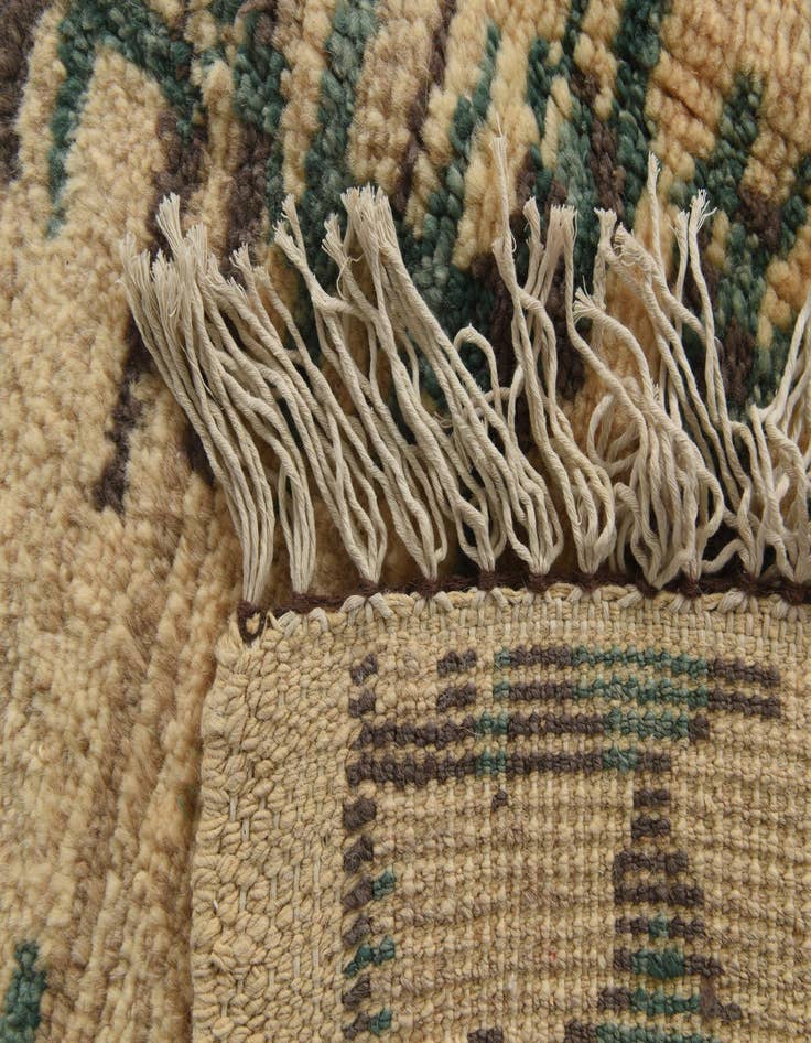 Detail image of  8' x 10' 5  Hand Knotted Moroccan Wool Rug