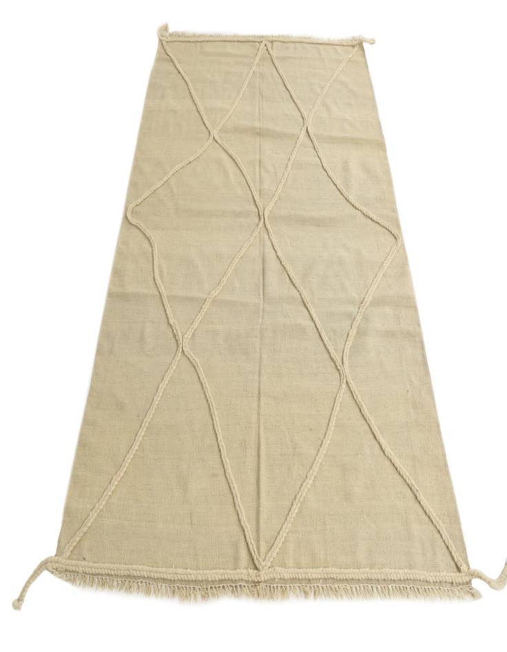 Detail image of  4' 10 x 6' 10  Hand Woven Moroccan Wool Rug