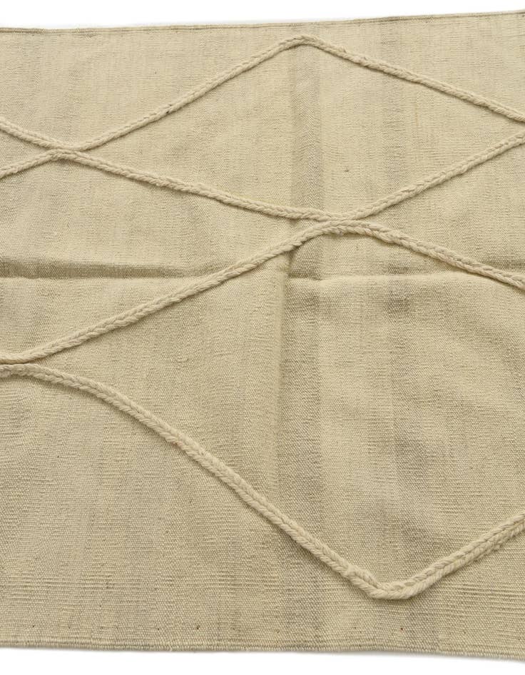 Detail image of  3' 6 x 5'  Hand Woven Moroccan Wool Rug