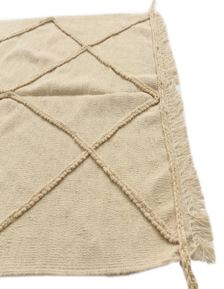 Detail image of  3' 4 x 5'  Hand Woven Moroccan Wool Rug