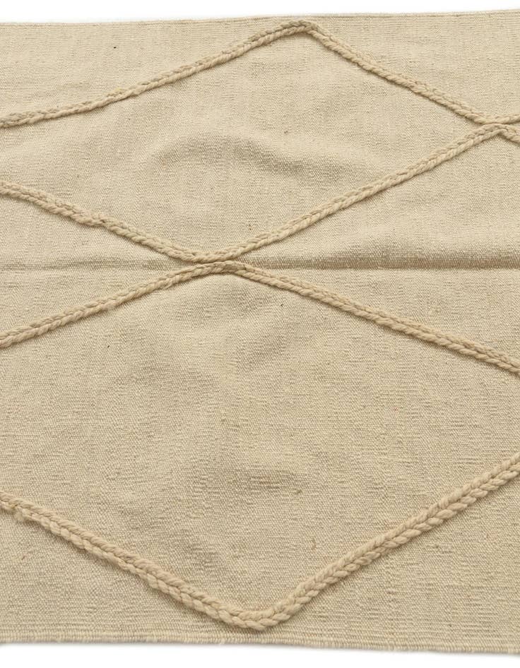 Detail image of  3' 4 x 5'  Hand Woven Moroccan Wool Rug