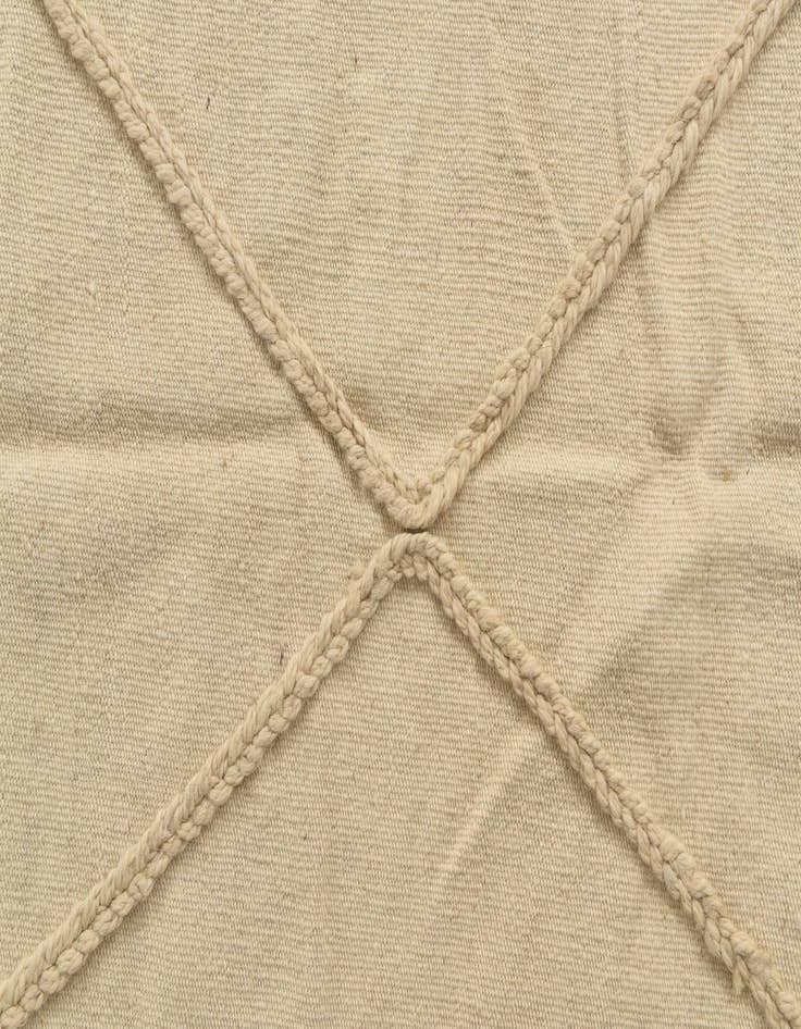 Detail image of  3' 5 x 5'  Hand Woven Moroccan Wool Rug