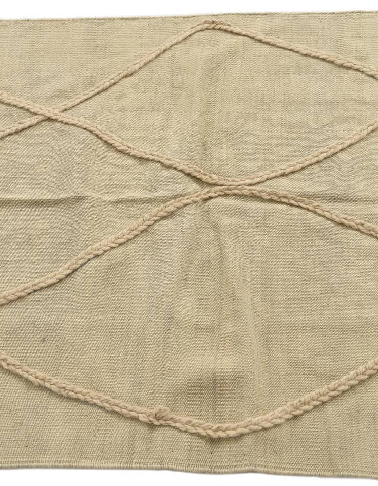 Detail image of  3' 5 x 5' 1  Hand Knotted Moroccan Wool Rug