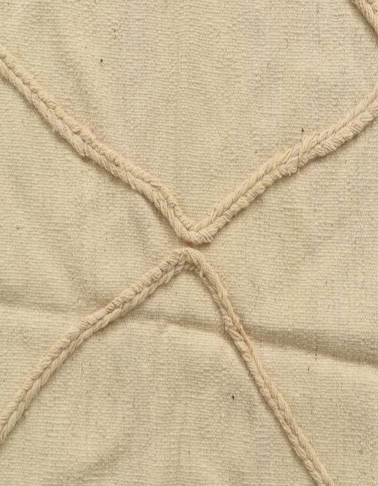 Detail image of  3' 6 x 5'  Hand Knotted Moroccan Wool Rug