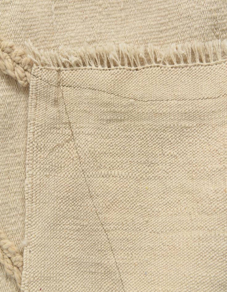 Detail image of  3' 5 x 4' 6  Hand Knotted Moroccan Wool Rug