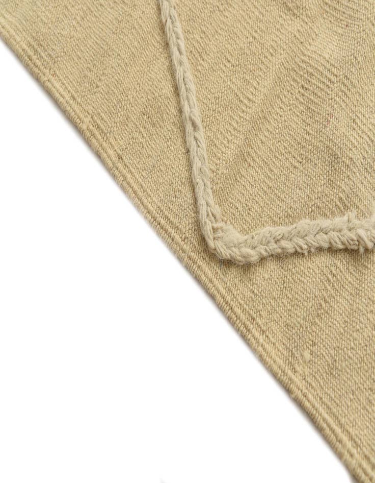 Detail image of  3' 5 x 5'  Hand Knotted Moroccan Wool Rug