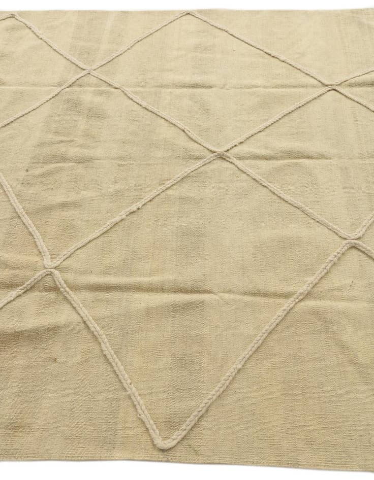 Detail image of  5' 10 x 7' 10  Hand Knotted Moroccan Wool Rug