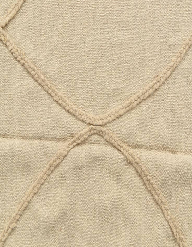 Detail image of  3' 7 x 5'  Hand Knotted Moroccan Wool Rug