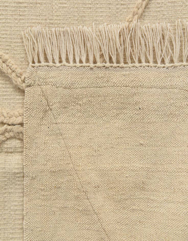 Detail image of  3' 7 x 5'  Hand Knotted Moroccan Wool Rug