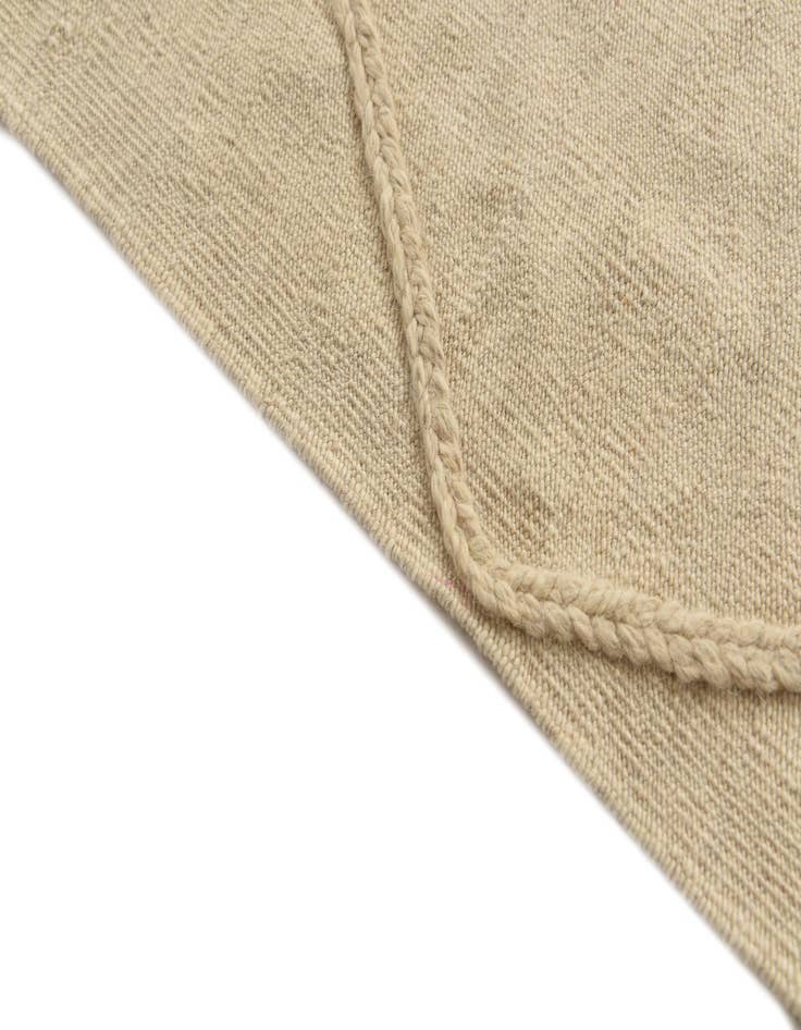 Detail image of  3' 6 x 5'  Hand Knotted Moroccan Wool Rug