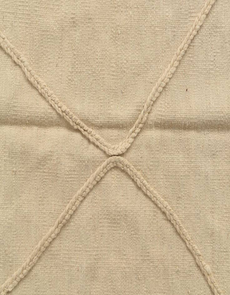 Detail image of  3' 6 x 5'  Hand Knotted Moroccan Wool Rug