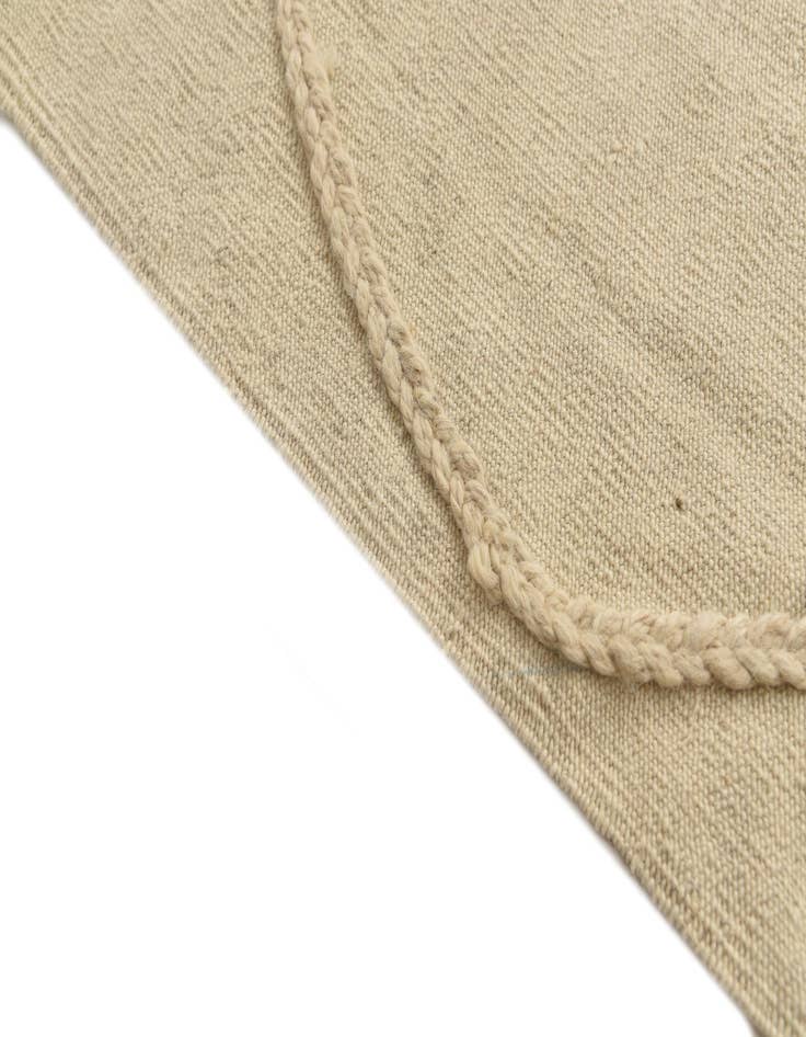 Detail image of  3' 5 x 4' 10  Hand Knotted Moroccan Wool Rug