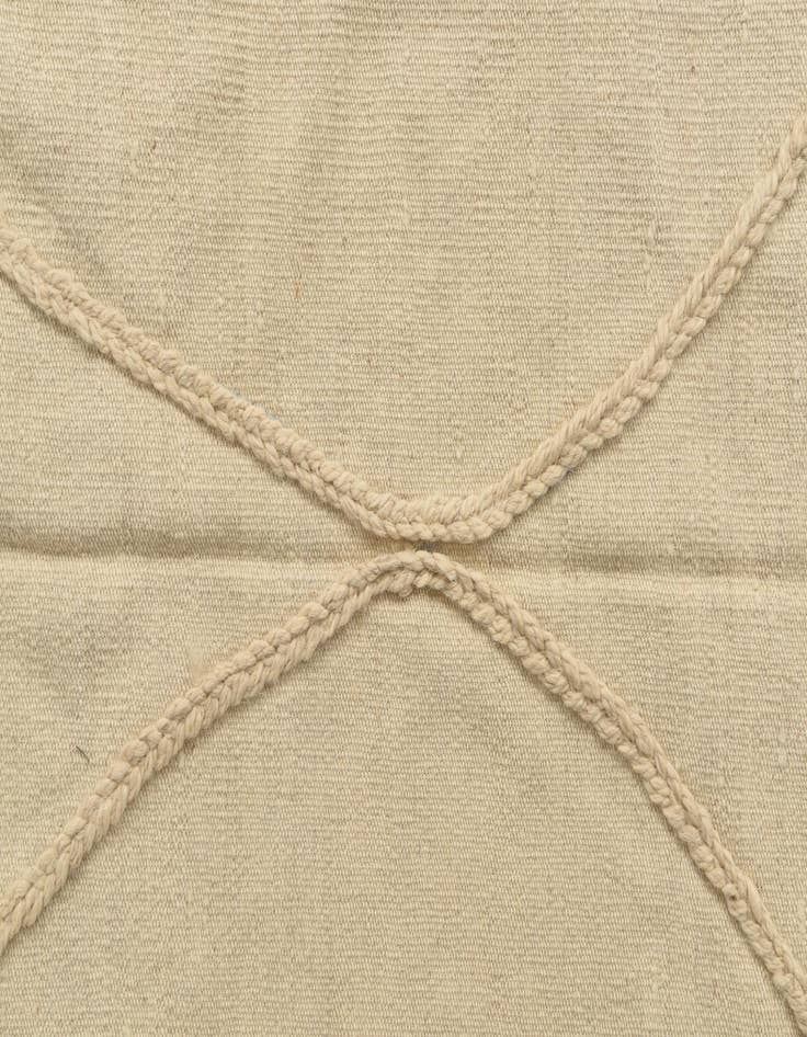 Detail image of  3' 5 x 4' 10  Hand Knotted Moroccan Wool Rug