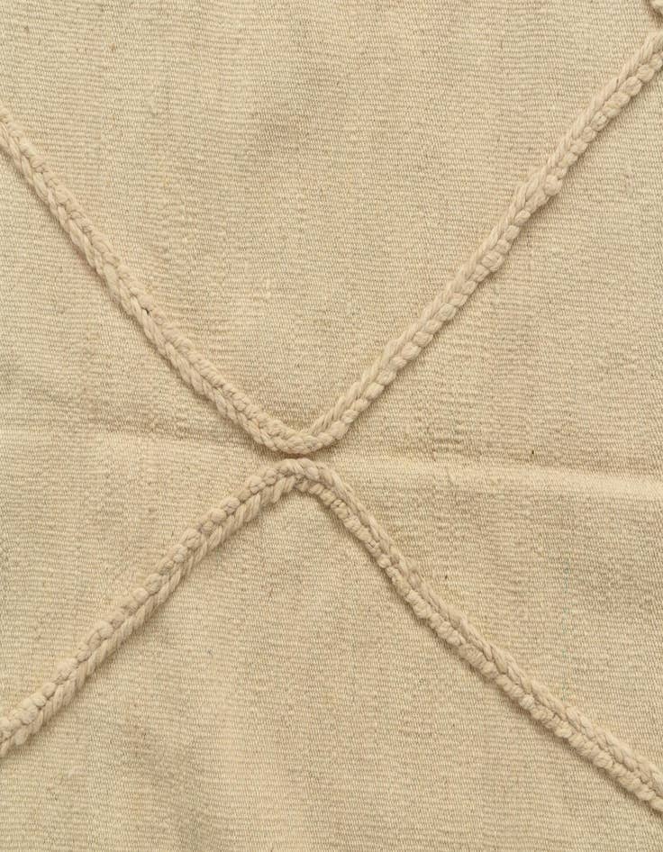 Detail image of  3' 4 x 5'  Hand Knotted Moroccan Wool Rug