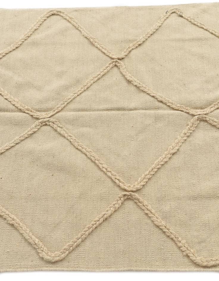 Detail image of  3' 6 x 5' 1  Hand Knotted Moroccan Wool Rug