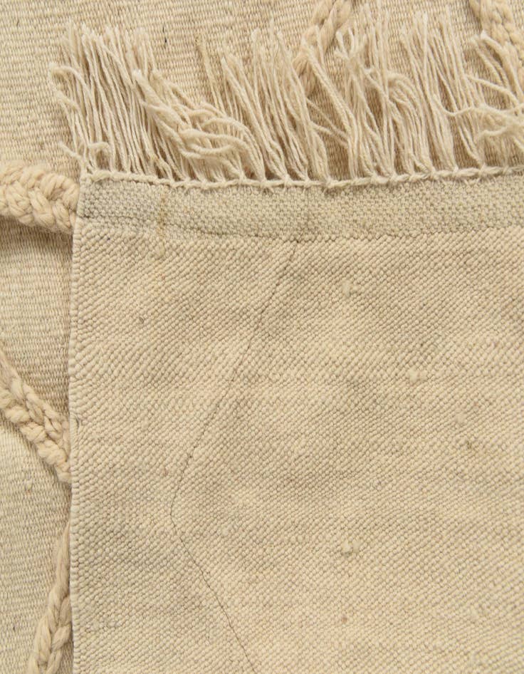 Detail image of  3' 6 x 5' 1  Hand Knotted Moroccan Wool Rug