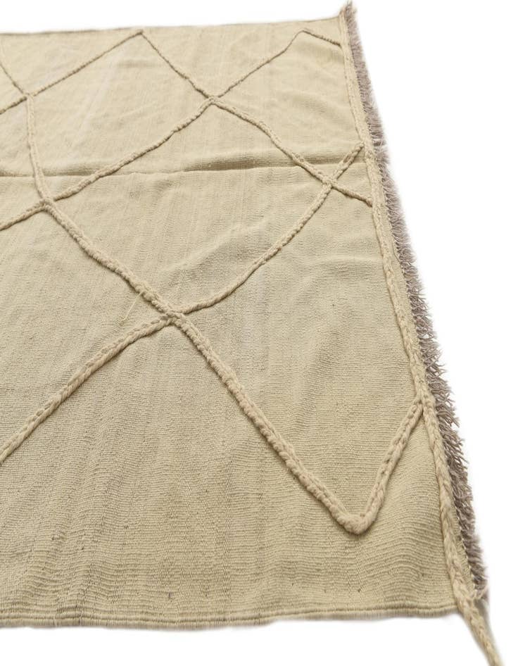 Detail image of  5' 7 x 7' 9  Hand Knotted Moroccan Wool Rug