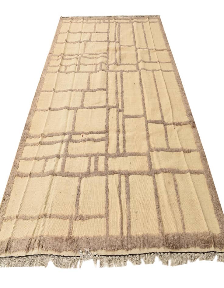 Detail image of  7' 9 x 10' 6  Hand Knotted Moroccan Wool Rug