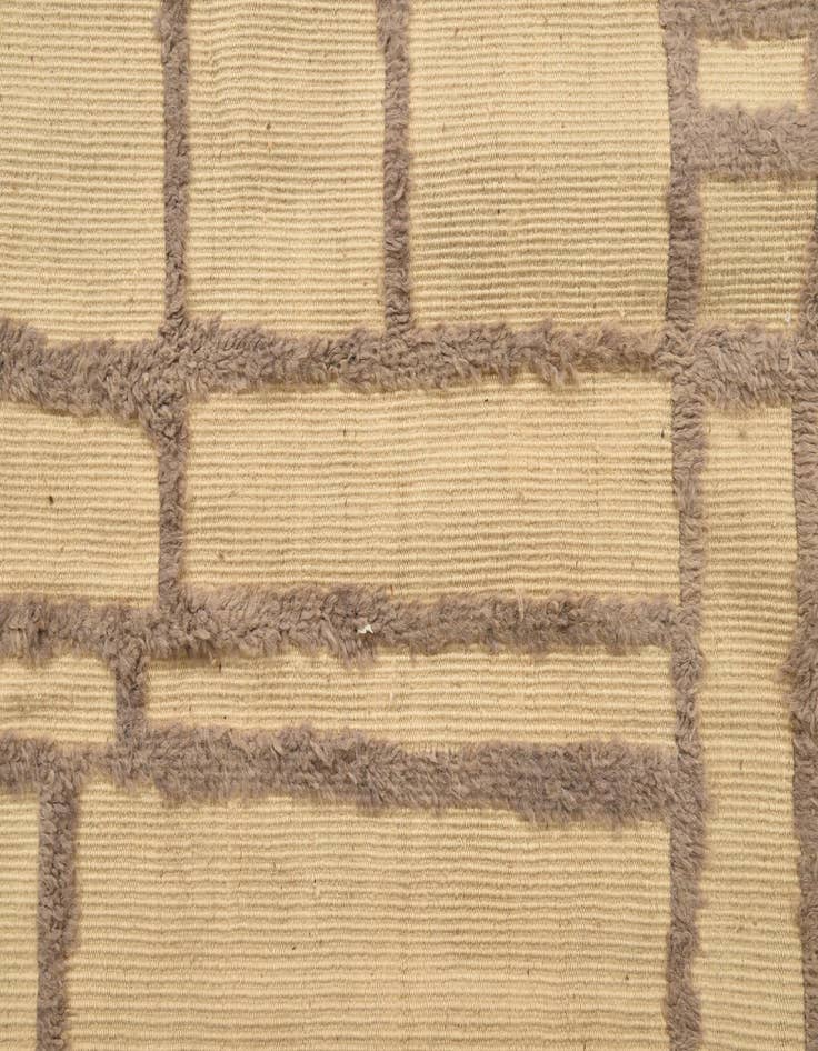 Detail image of  7' 9 x 10' 6  Hand Knotted Moroccan Wool Rug