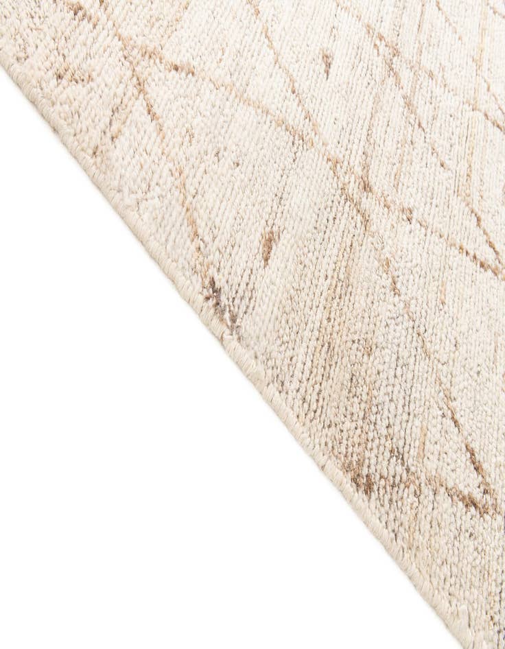 Detail image of  4' 2 x 5' 10  Hand Knotted Moroccan Wool Rug