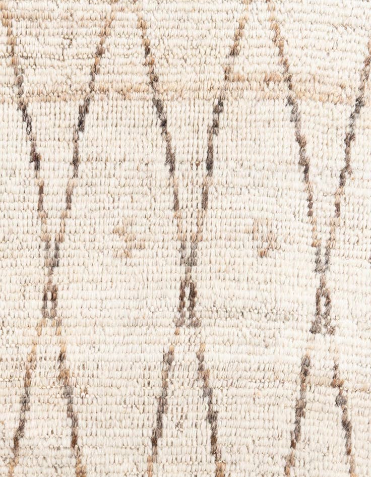 Detail image of  4' 2 x 5' 10  Hand Knotted Moroccan Wool Rug