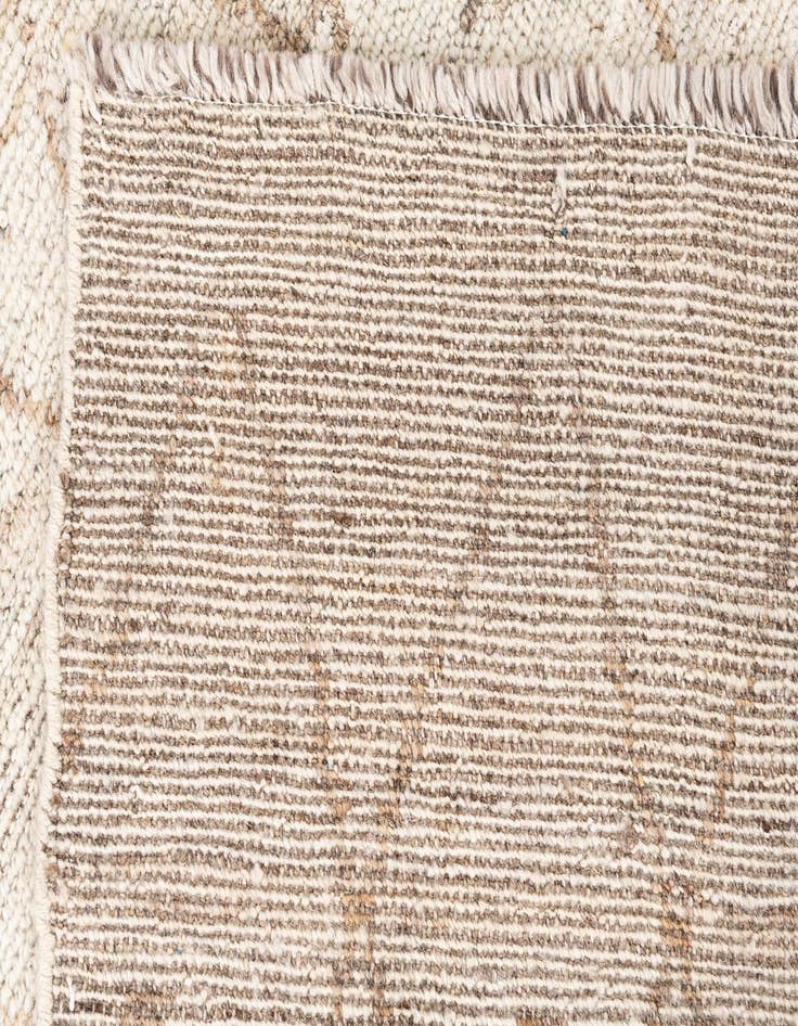 Detail image of  4' 2 x 5' 10  Hand Knotted Moroccan Wool Rug