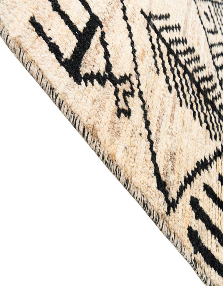 Detail image of  8' 7 x 10'  Hand Knotted Moroccan Wool Rug