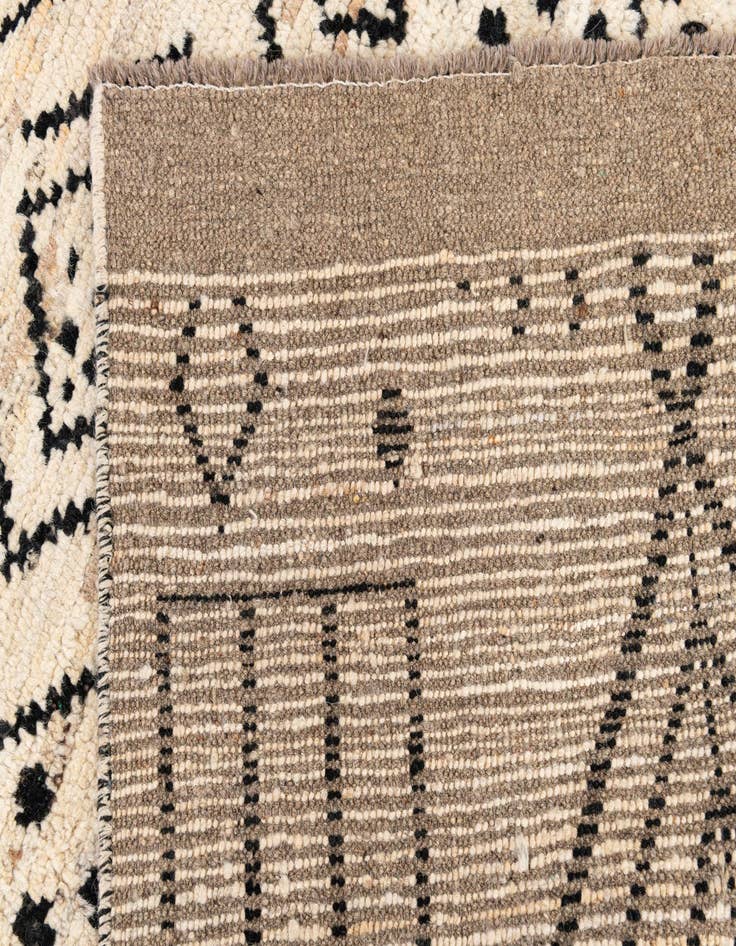 Detail image of  8' 7 x 10'  Hand Knotted Moroccan Wool Rug
