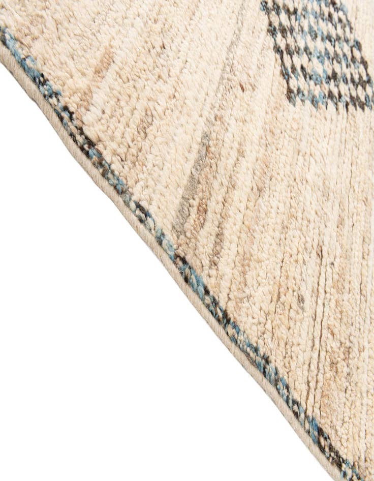 Detail image of  7' x 9' 7  Hand Knotted Moroccan Wool Rug