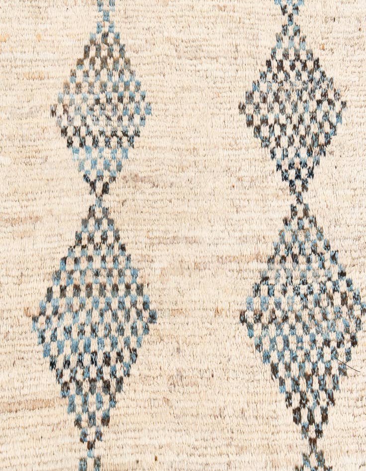 Detail image of  7' x 9' 7  Hand Knotted Moroccan Wool Rug